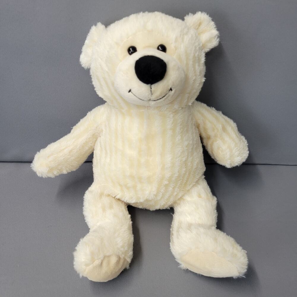 Melissa & Doug Polar Bear Plush Stuffed Animal Toy Cream White Soft 13" BQ16065